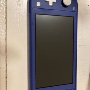 Blue Handheld Gaming Console
